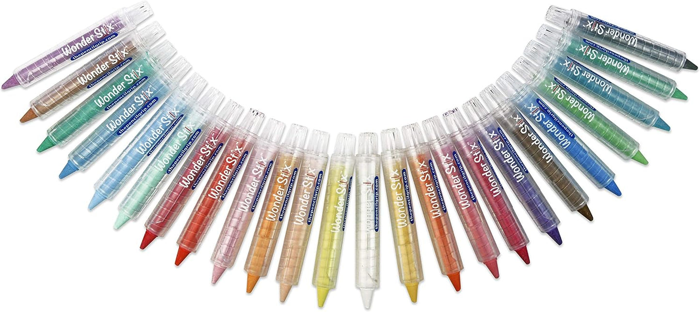 Wonder Stix 無塵粉彩蠟筆 12色/ 24色 Dustless Chalk Crayons 12/ 24 Pastel Colors