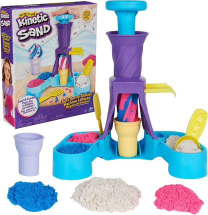 美國Kinetic Sand Soft Serve Station 冰淇淋創作玩沙組