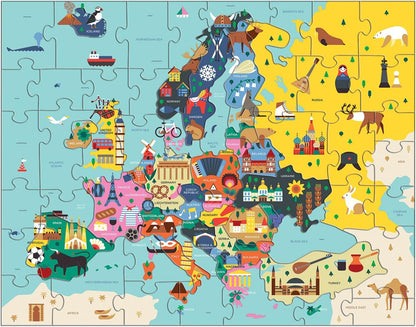Mudpuppy 歐洲地圖拼圖 Map of Europe Puzzle