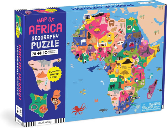 Mudpuppy 非洲地圖拼圖 Map of Africa Puzzle