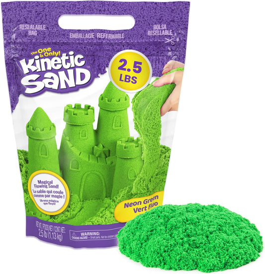 美國Kinetic Sand 綠色玩沙 Green Play Sand 2.5lbs
