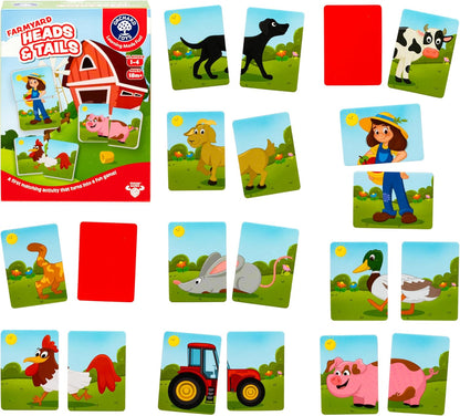 ORCHARD TOYS 農場頭尾配對遊戲 Farmyard Heads & Tails Game