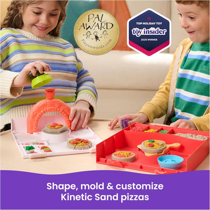 美國Kinetic Sand 動力沙披薩烤箱遊戲組 SquishPizza Rising Pizza Oven Playset