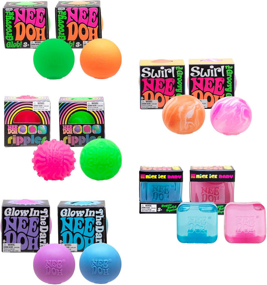 NeeDoh 迷你十件全明星組 Teenie 10-Pack Sensory Mix