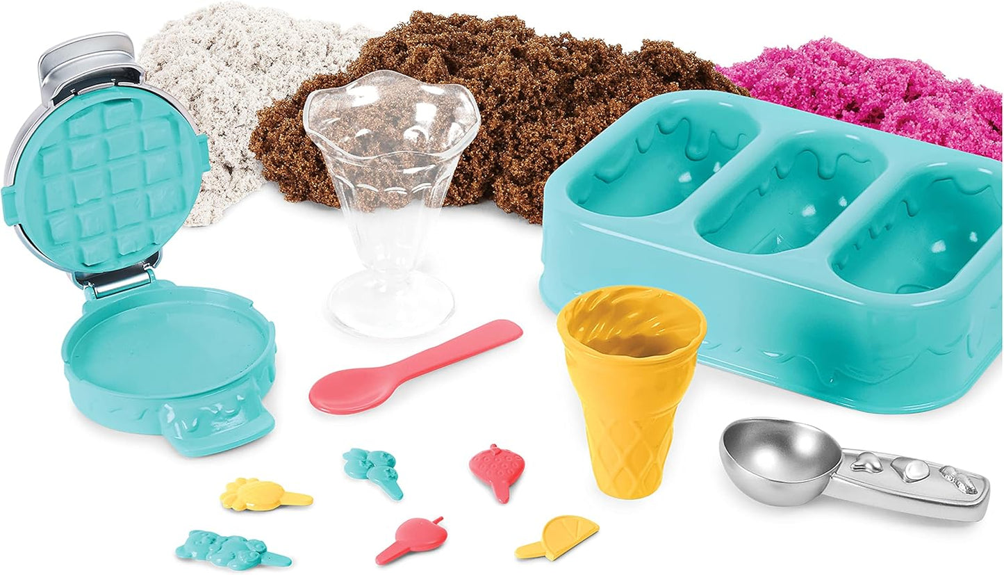 美國Kinetic Sand 香味冰淇淋甜點遊戲組 Ice Cream Treats Playset
