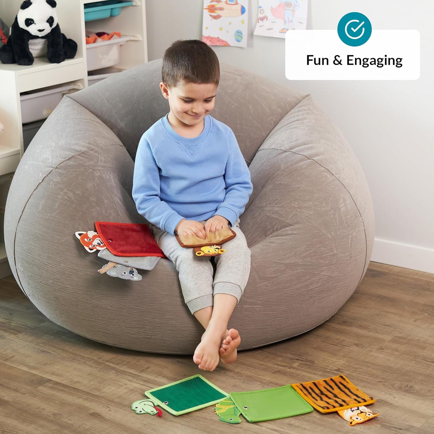 ODOXIA 感官探索墊 (動物) 6件裝 Sensory Mats (Animal) 6pcs