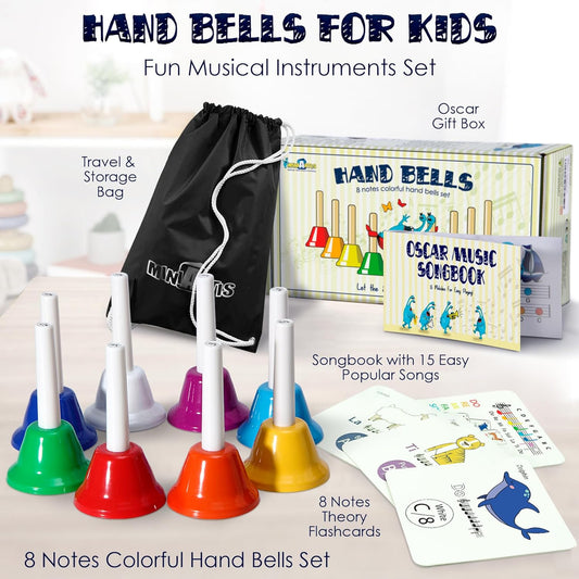 MiniArtis 兒童手搖鈴套裝 Kids Hand Bells Set