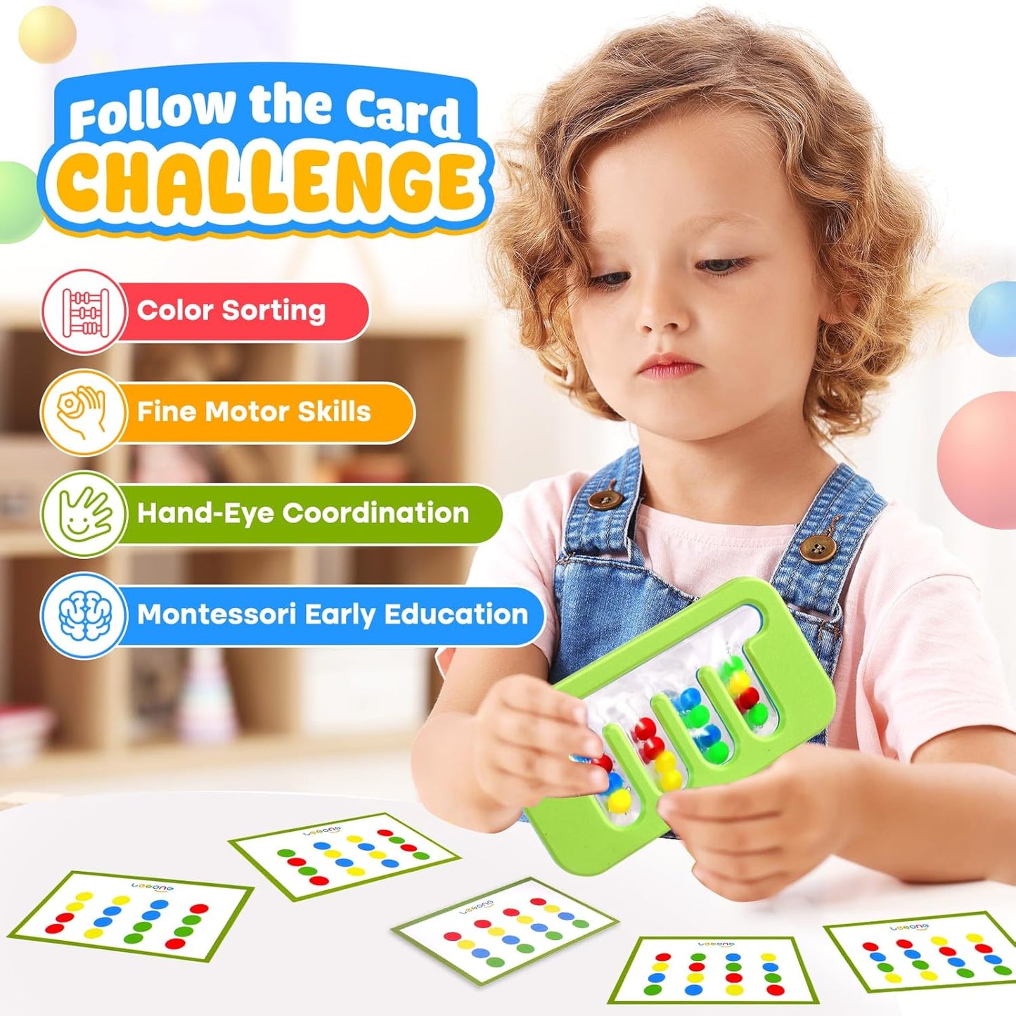 LESONG 凝膠色彩迷宮感統玩具 Gel Color Maze Logic Toy