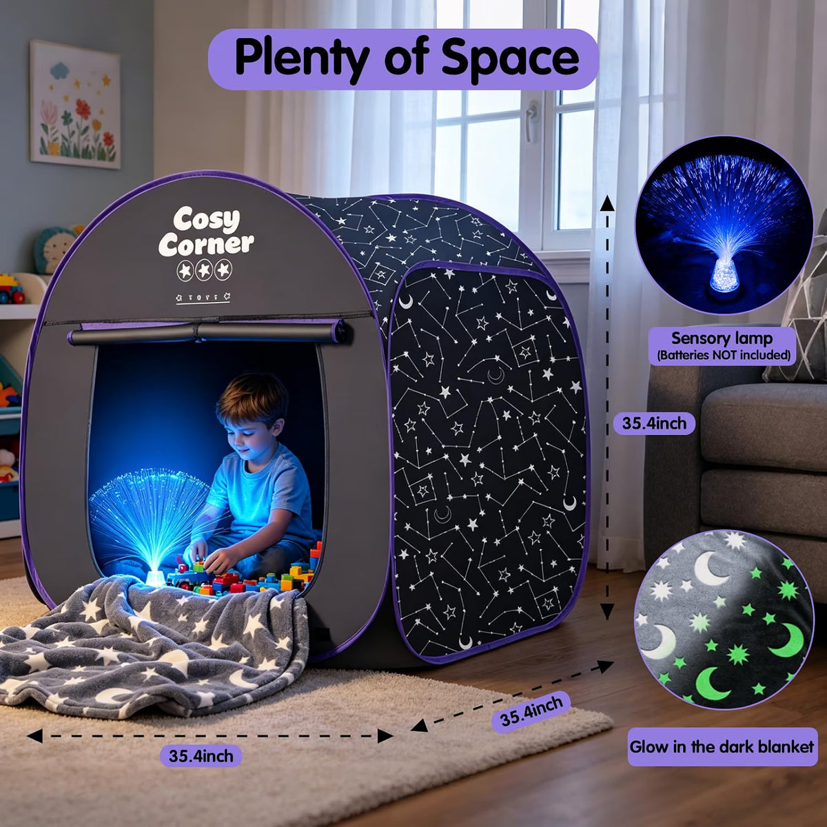 感統靜心帳篷 星空遮光小屋 Sensory Calm Down Tent