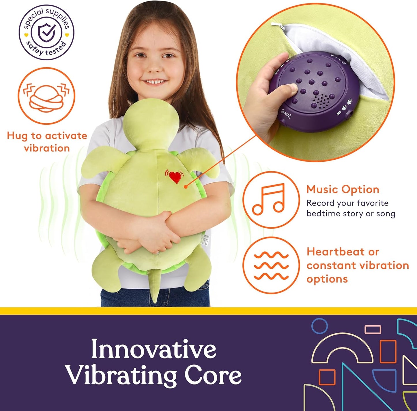 Special Supplies 震動感壓療癒枕（烏龜款）Vibrating Sensory Pillow - Turtle Edition