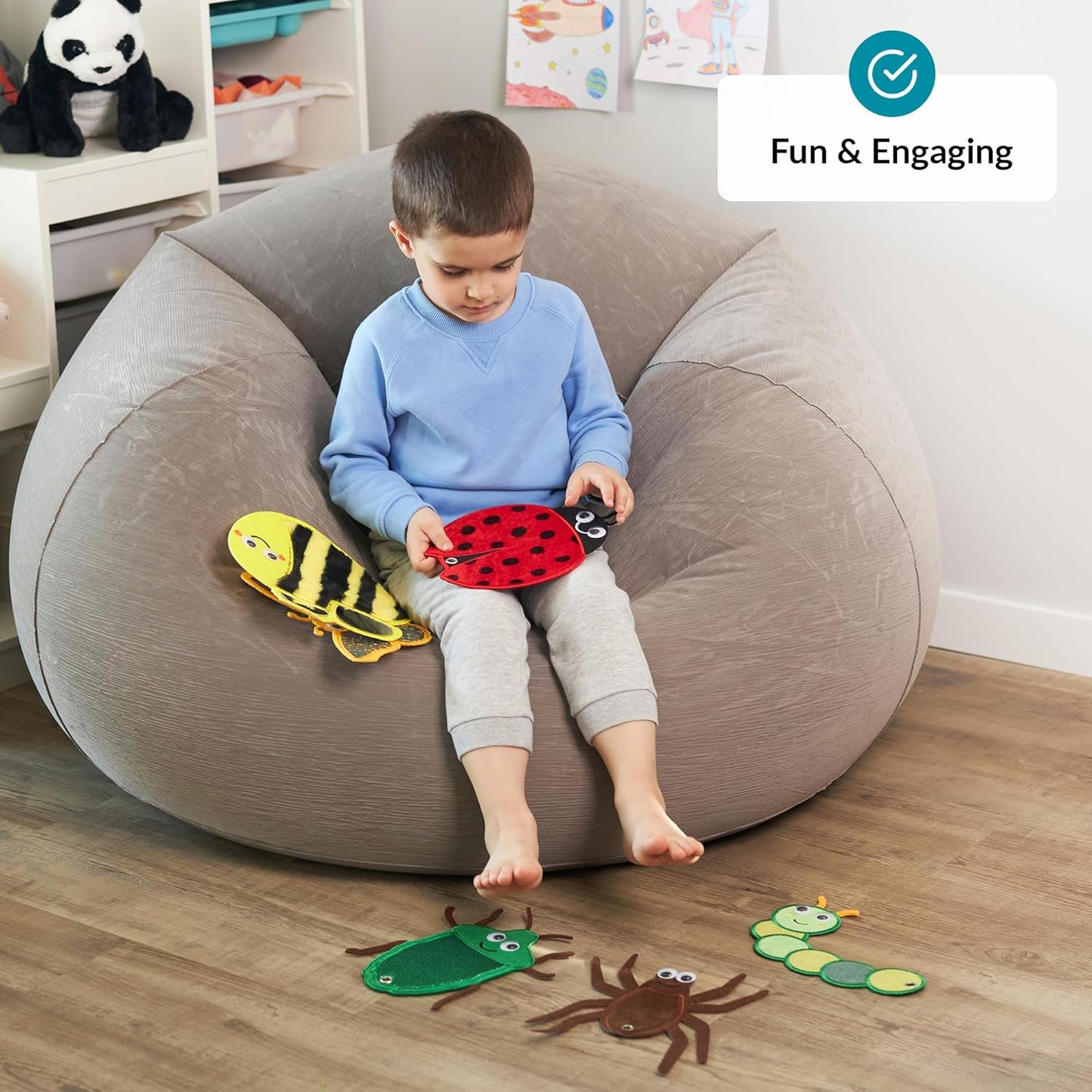 ODOXIA 昆蟲感官地墊 6件裝 Sensory Mats (Insect) 6pcs