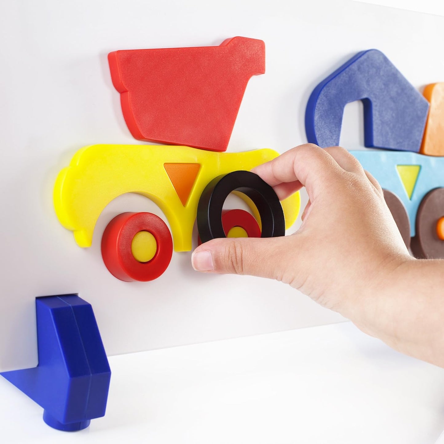 Guidecraft 工程車磁力配對遊戲 Construction Truck Sort & Match