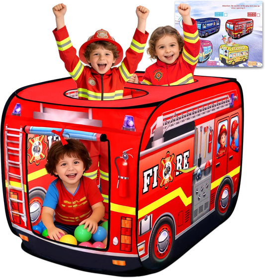 消防車造型兒童快開遊戲帳篷 Fire Truck Pop-Up Play Tent