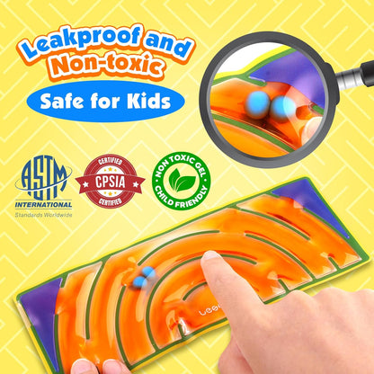LESONG 凝膠迷宮感統玩具 Squishy Sensory Maze Fidget Toys - 3/9 Pack