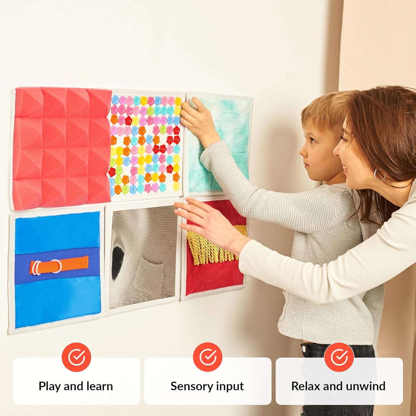 ODOXIA 兒童感統牆面板 Sensory Wall Panels for Kids Set 2