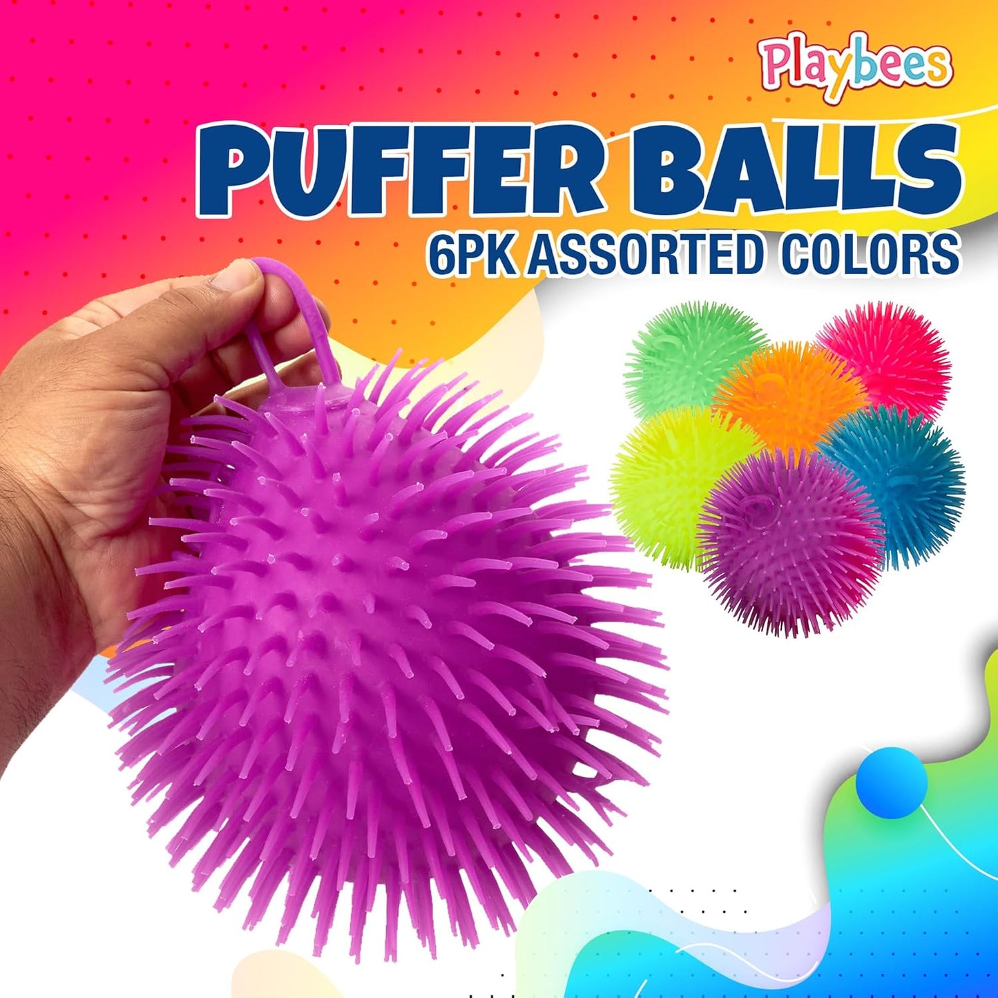 刺刺紓壓感統球套裝 一套5個 Soft Spiky Puffer Balls Set 5 pieces per set