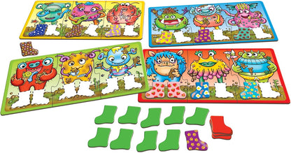 ORCHARD TOYS 怪獸臭襪子配對遊戲 Moose Smelly Socks Game