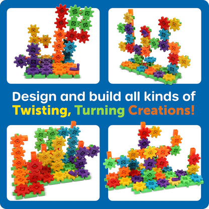Learning Resources 齒輪創建組100件豪華版 Gears! Gears! Gears! 100-Piece Deluxe
