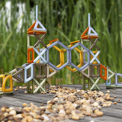Guidecraft PowerClix 自然風磁力建構片
