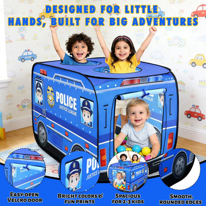警車造型兒童快開遊戲帳篷 Police Car Pop-Up Play Tent