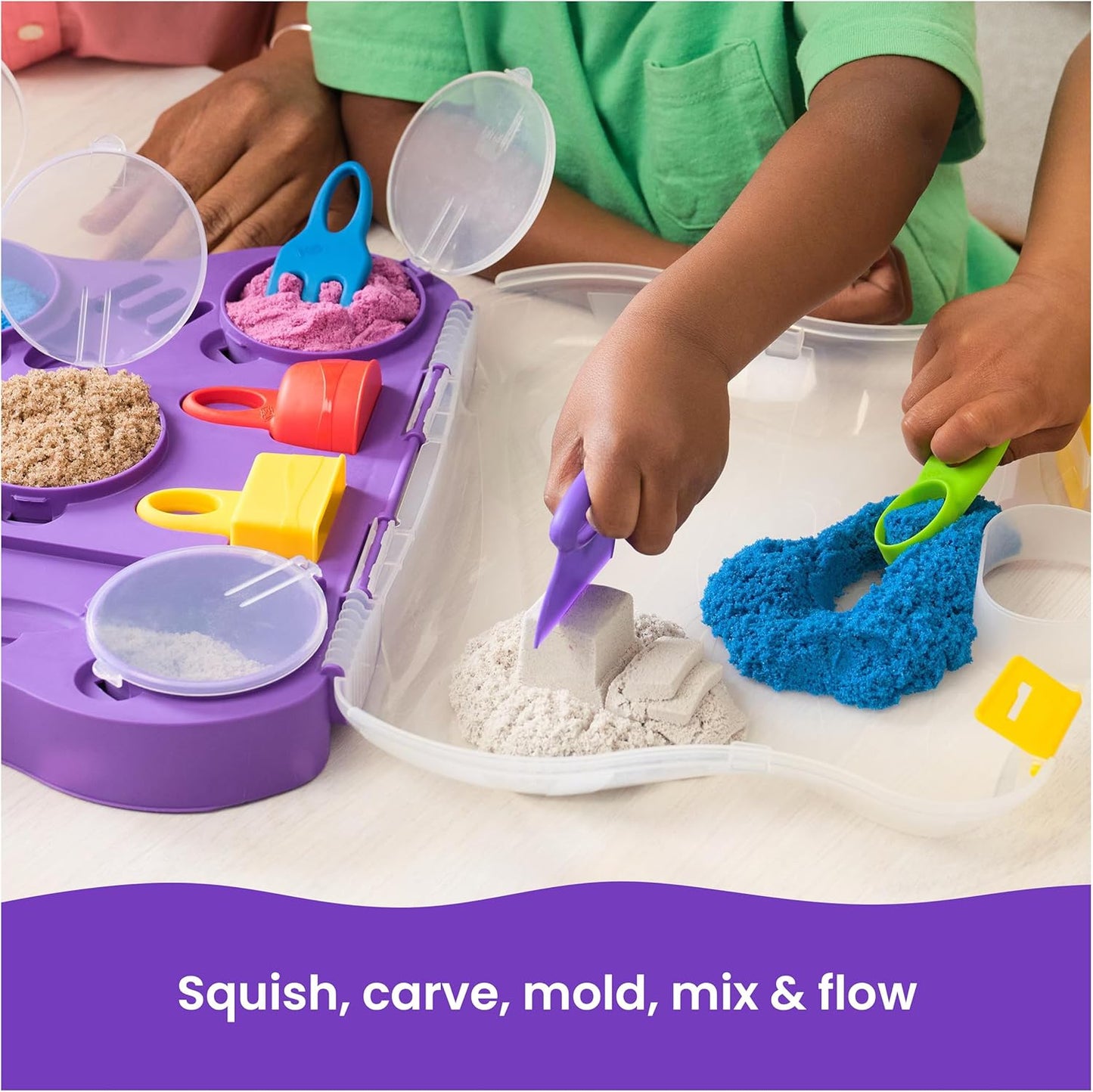 美國Kinetic Variety Case 多彩收納玩沙組