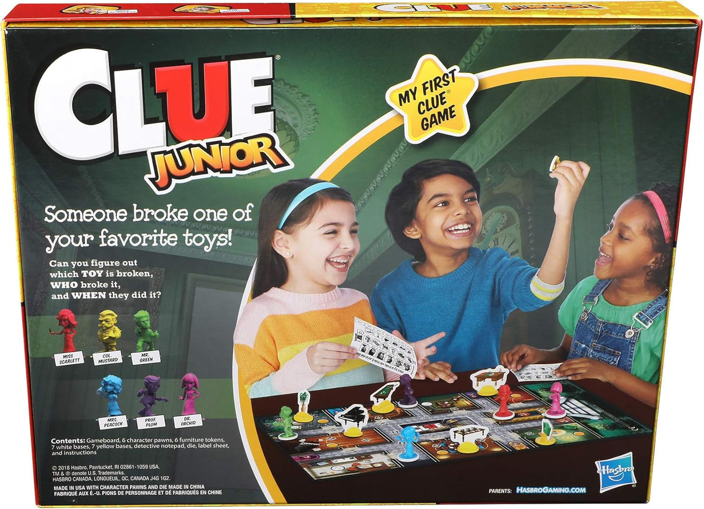 Hasbro Gaming Clue Junior 兒童版 Board Game