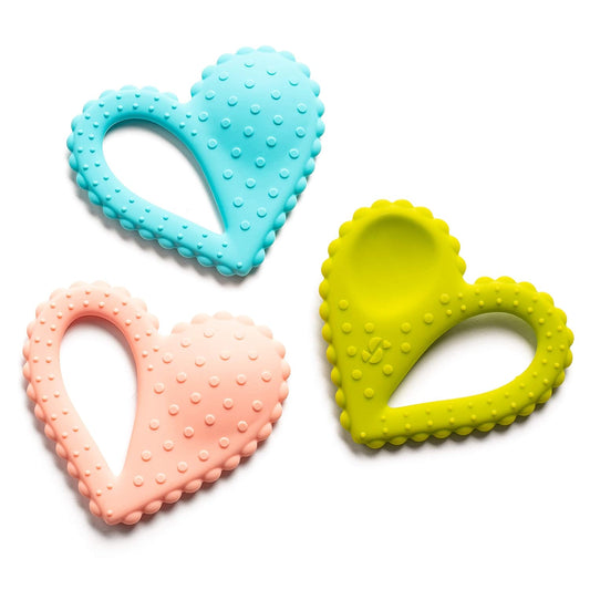 Special Supplies 愛心感統牙膠湯匙 3入組 Heart Teether Spoon – 3 Pack