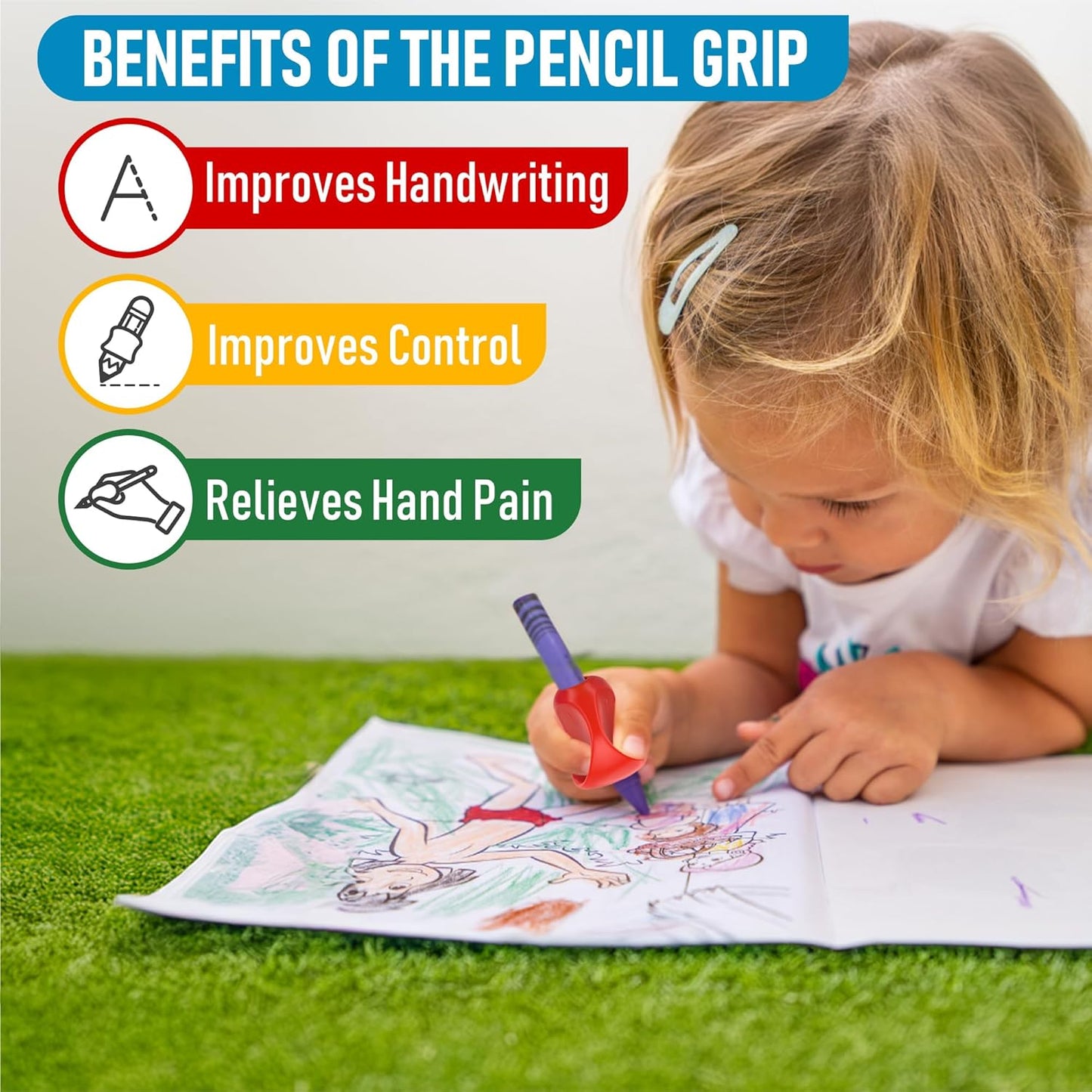 The Pencil 握筆器 6入 Grip Pinch 6-Pack