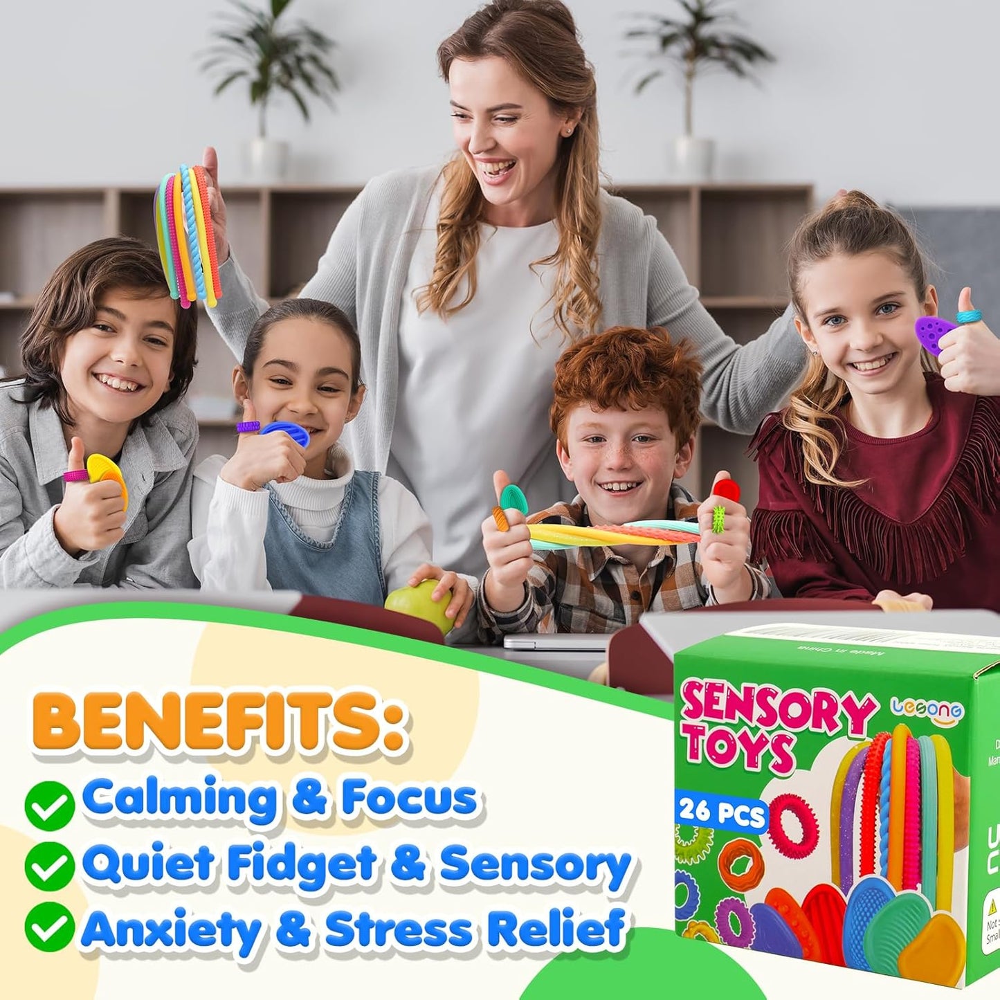 LESONG 全感紓壓寶盒 Complete Sensory Calming Kit – 26 Pieces