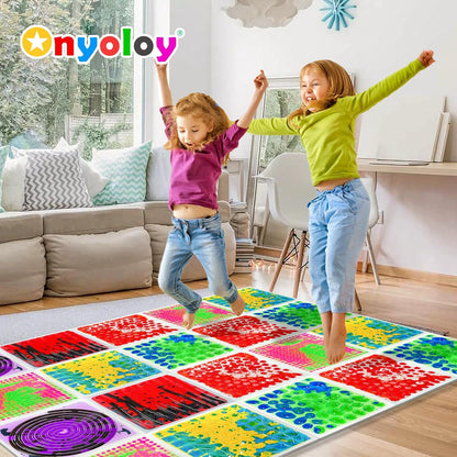 感統地墊4入組 30CM 液流觸覺墊 B款 Sensory Liquid Mats 4-Pack B Set