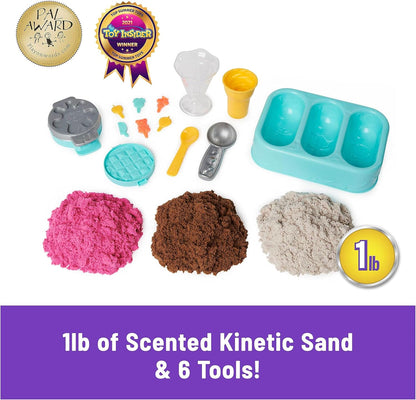 美國Kinetic Sand 香味冰淇淋甜點遊戲組 Ice Cream Treats Playset