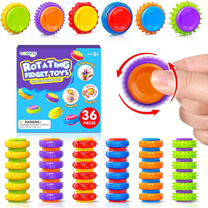 LESONG 紋理指尖陀螺套組 Textured Finger Spinner Toys
