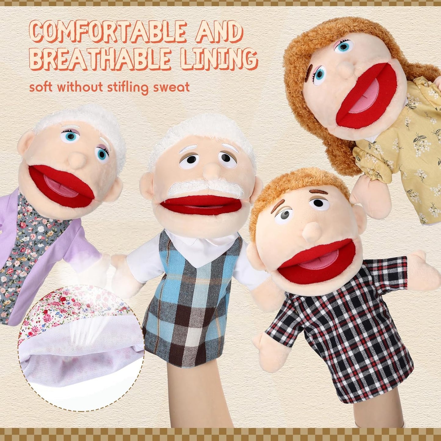 家庭手偶套裝 Family Hand Puppets