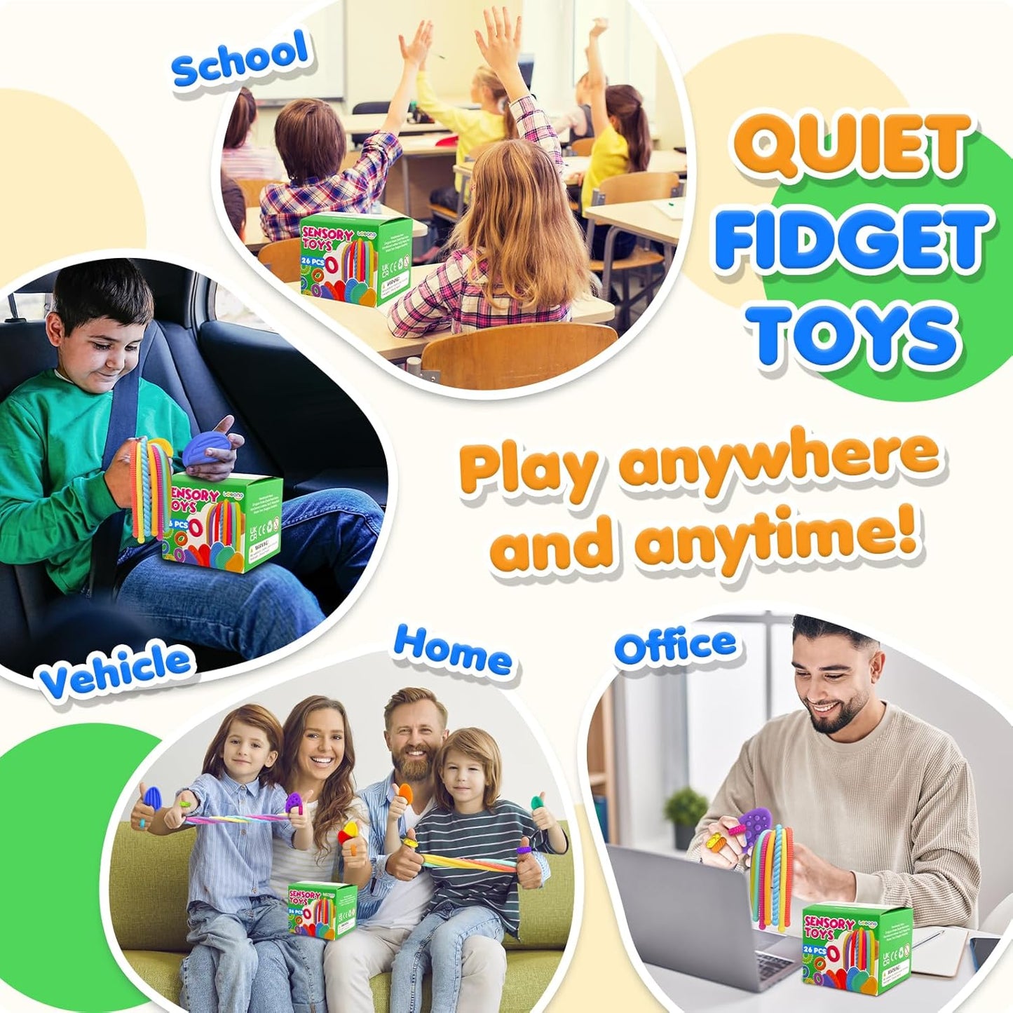 LESONG 全感紓壓寶盒 Complete Sensory Calming Kit – 26 Pieces