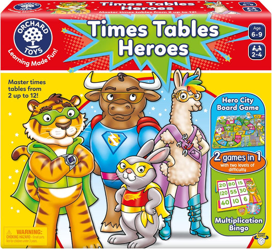 ORCHARD TOYS 乘法英雄聯盟 Times Tables Heroes