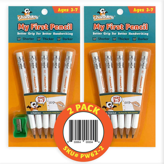 Channie's 我的第一支鉛筆 幼兒專用巨無霸鉛筆組 My First Pencil Jumbo Preschool Set