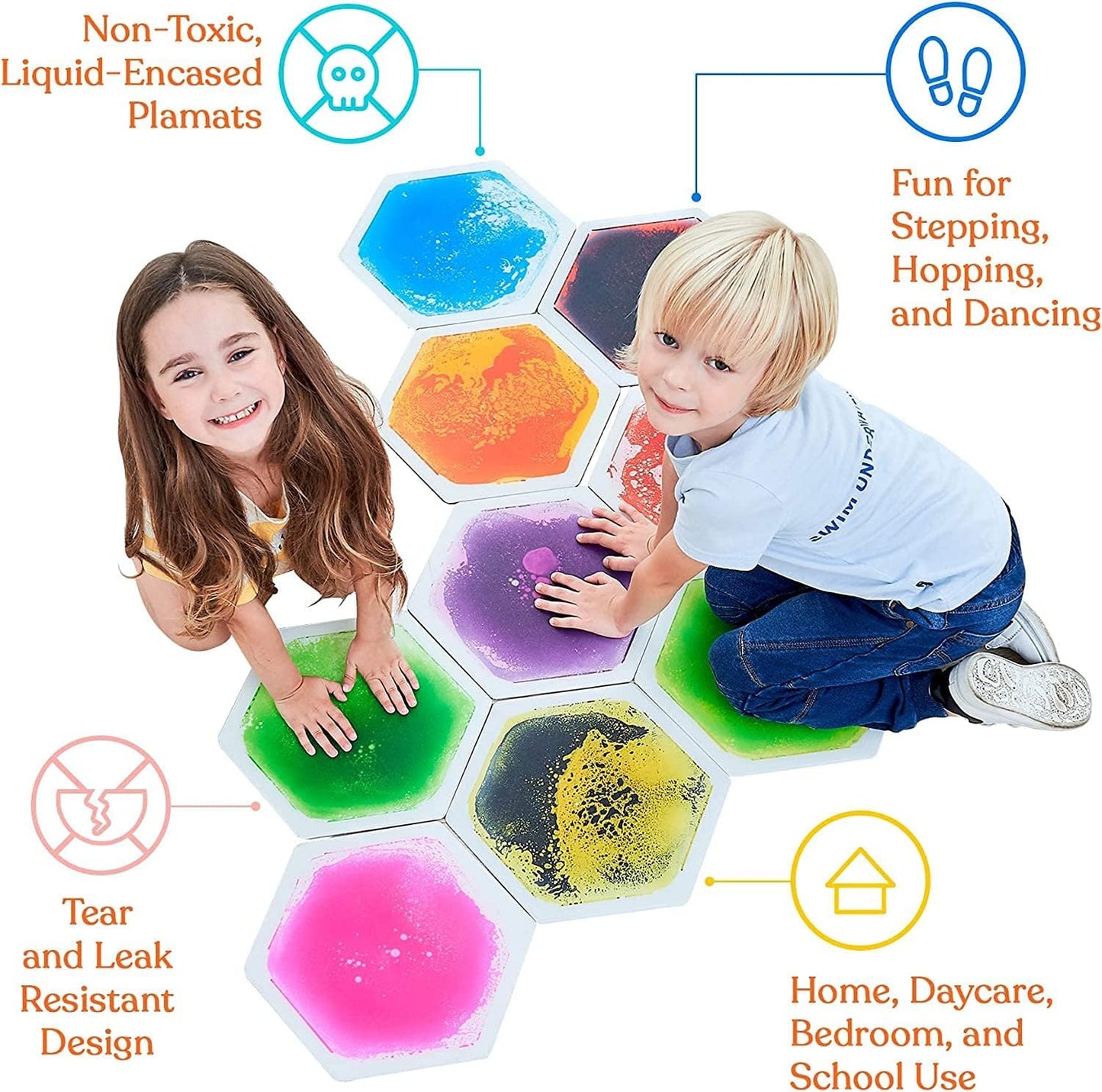 Special Supplies 六角形液體感統地墊 Hexagon Liquid Floor Tiles