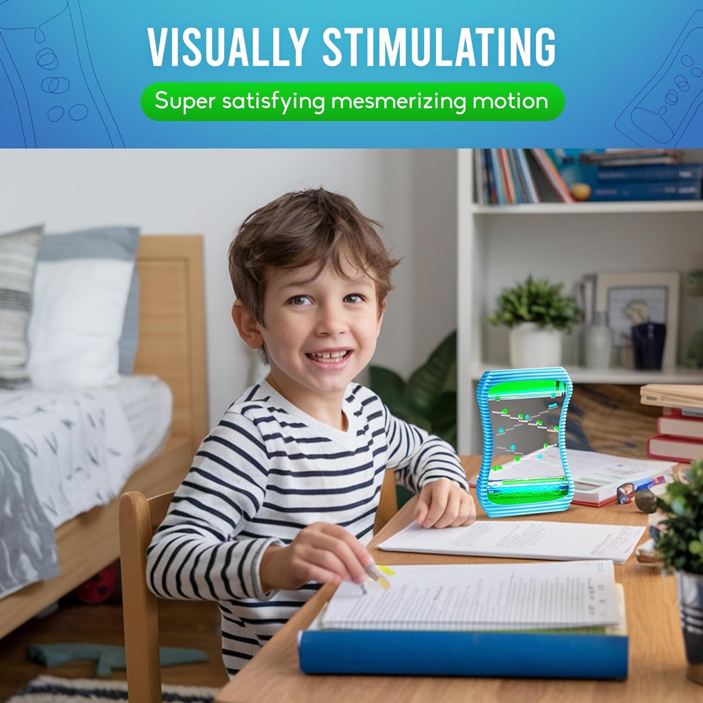 BUNMO 液體流光紓壓計時器 Liquid Motion Bubbler Sensory Timer