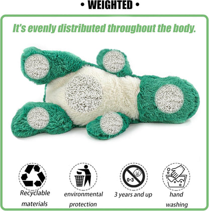 16吋 2磅綠色恐龍加壓玩偶 16" 2lbs Green Dinosaur Weighted Stuffed Animal
