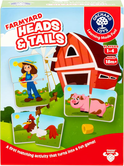ORCHARD TOYS 農場頭尾配對遊戲 Farmyard Heads & Tails Game