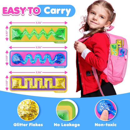 LESONG 凝膠迷宮感統玩具 Squishy Sensory Maze Fidget Toys - 3/9 Pack