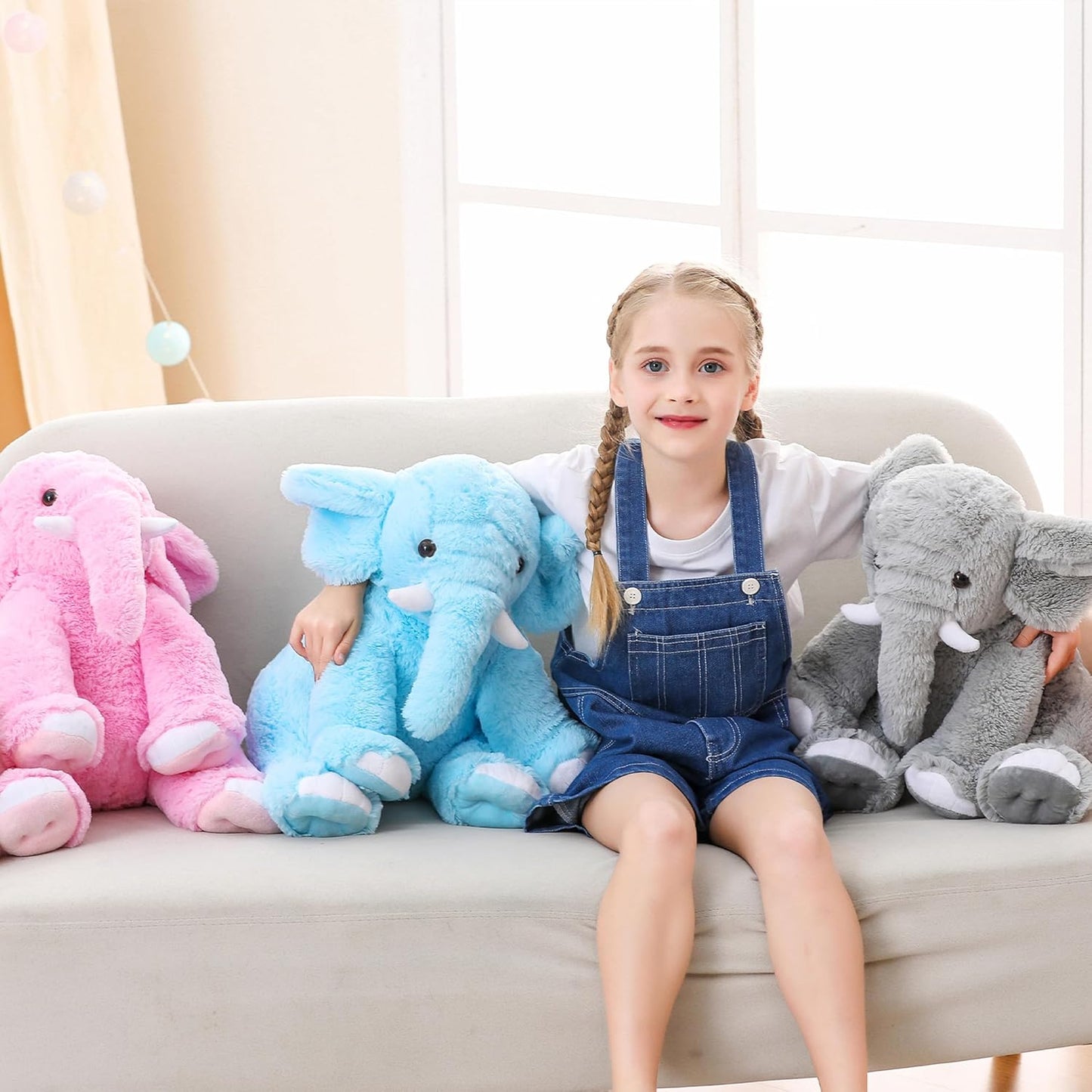 大象加壓安撫玩偶 Weighted Elephant Plush