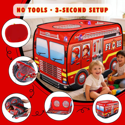 消防車造型兒童快開遊戲帳篷 Fire Truck Pop-Up Play Tent