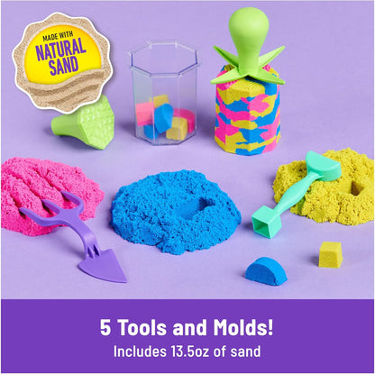 美國Kinetic Sand Squish N’ Create 創作遊戲組 Playset
