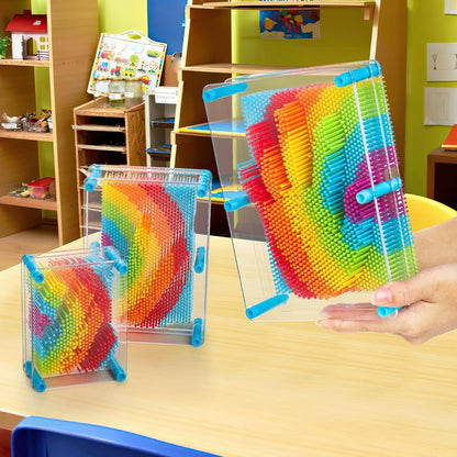 3D 彩虹立體針雕感官玩具 3D Rainbow Pin Art Toy Set