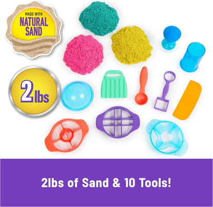 美國Kinetic Sand Ultimate Sandisfying 創意造型玩沙組