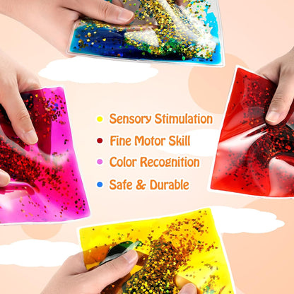 正方形液態感統玩具6入組 Square Liquid Motion Toys 6-Pack