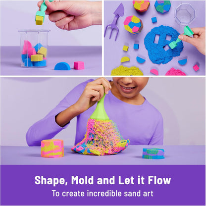 美國Kinetic Sand Squish N’ Create 創作遊戲組 Playset