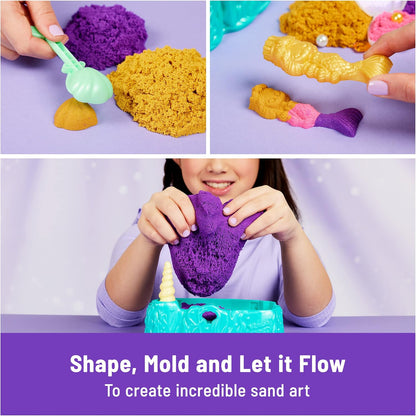 美國Kinetic Sand 美人魚水晶動力沙遊戲組 Mermaid Crystal Playset