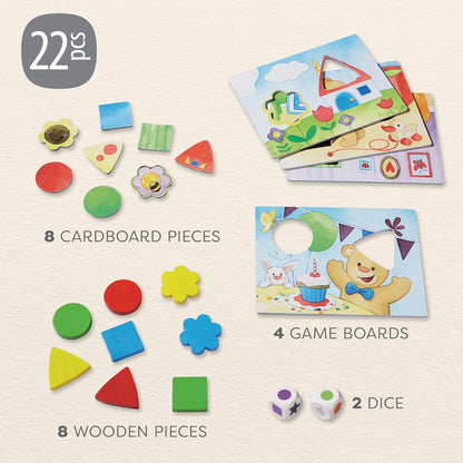 HABA 我的第一個遊戲 - 泰迪熊的顏色與形狀 My Very First Games - Teddy’s Colors & Shapes